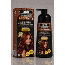 XI10 (Hızlı Boya) Beyaz Kapatıcı Şampuan Tarçın Bakır 8.77 Şampuan (Anti White Formula) 300 Ml. Beyaz Kapatıcı