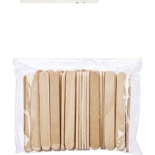 İleri Grup Naturel Ahşap Çubuk, Muayene Çubuğu, Dil ve Etkinlik Çubuğu Mini Dökme 55X5 mm