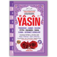 50 Adet Orta Boy Yasin Kitabı 80 Sayfa Mor Renk