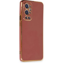Hsc Bilişim One Plus 9 Pro Kılıf Volet Silikon - Kırmızı