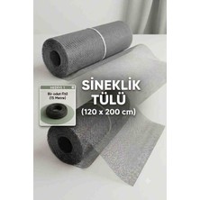 Elden Evim Sineklik Fitil  Teli 120X200 + Siyah 15 Metre Sineklik Fitili