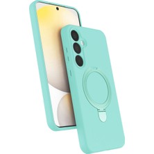 Aslanoğlu Store Samsung Galaxy A25 5g Regal Magsafe Standlı Kapak - Su Yeşili