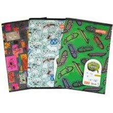 Mynote Text Up Defter A5 80 Yp Karelı UC6003-K Karışık Desen