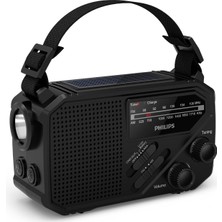 Philips Phılıps TAR1659 Taşınabilir Fm/am Radyo - "enerjiniz Bittiğinde Yayın Devam Etsin" | Şarjlı Pil, Aaa Pil ve El Dinamosu