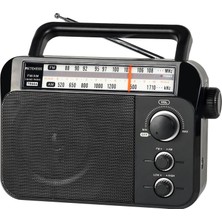 Retekess Büyük Hoparlörlü Radyo - "evde De Dışarıda Da Yanınızda" | Gizli Taşıma Sapı ve 2 Güç Kaynağı
