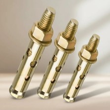 Aslanoğlu Store 6X65 mm Gömlekli Çelik Dübel 50 Parçalı Sabitleme Seti