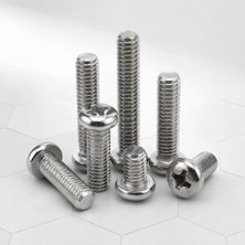 Aslanoğlu Store M5 x 25 Ysb Vida Seti 100 Parça Yıldız Başlı Metal Bağlantı Elemanı