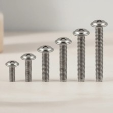 Aslanoğlu Store M4X12 Rysb Tip Kulp Montaj Vidası 100 Adetlik Paket