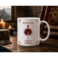 Aıon Casa Martell Güneş ve Mızrak Armalı Fantastik Porselen Kupa 325 ml
