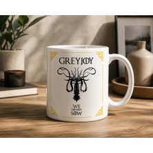 Aıon Casa Greyjoy Kraken Armalı Fantastik Porselen Kupa 325 ml