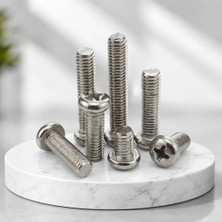 Aslanoğlu Store M6X50 Ysb Başlı Sabitleme Cıvatası 100 Adet Paket