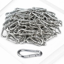 Aslanoğlu Store 5 mm Yaylı Bağlantı Karabinası 50'li Paket