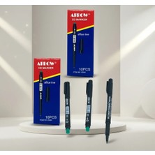 Aslanoğlu Store Siyah CD Kalemi Kalıcı Marker Asetat Kalemi