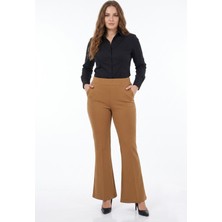 Nazal Kadın İspanyol Paça Kumaş Pantolon BGL-ST02696