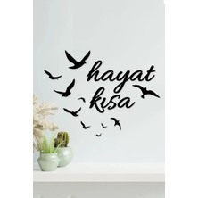 Kuzeylina 75x55 Cm Hayat Kısa Ahşap Duvar Panosu