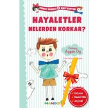 Mandolin Yayınları Alfa Kalem+Kırmızı Kurdele Mavi Papyon 4  Hayaletler Nelerden Korkar(Ayşen Oy)Çocuk Hikaye Kitap Set