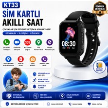 Roxiva Wonlex KT33 Sim Kartlı Android Akıllı Çocuk Saati Whatsap Gps Görüntülü Konuşma Sos Acil Durum Takip Saati
