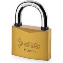 Renas Store 1345 Sarı Asma Kilit Kısa 63 mm