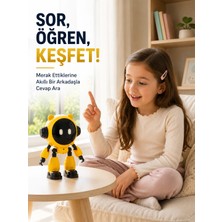 Ototechparca Yapay Zeka Robotu Çocuklar Için 40 Dil Destekli Konuşan Eğitici Akıllı Robot