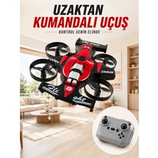 Ototechparca 4 Pervaneli Rc Drone Uzaktan Kumandalı 360 Derece Dönüşlü Akrobatik Uçan Oyuncak
