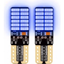 HNC 24 Ledli Dipsiz T10 Park Ampulü 24V Mavi Işık (2 Adet)