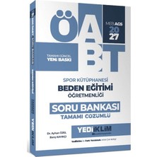 Yediiklim Yayınları 2027 Meb Ags Öabt Spor Kütüphanesi Beden Eğitimi Öğretmenliği Tamamı Çözümlü Soru Bankası