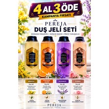Pereja Karma Doğal Zeytinyağlı Duş Jeli Seti 4X500 ml Hoş Parfüm Etkisiyle