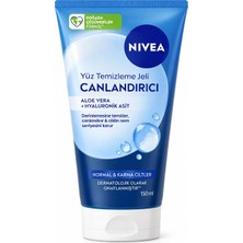 1001 Yüz Temizleme Jeli Canlandırıcı, Aloe Vera+ Hyaluronik Asit 150 ml
