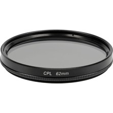 1001 62MM Cpl Polarize Filtre – Dairesel Polarizasyon Filtresi, Yansıma Önleyici, Canlı Renkler ile