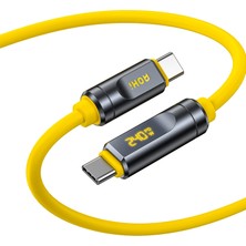 1001 The Future Adonis Type-C To Type-C LED Ekranlı 1m Pd 3.1 120GBPS 240W 8k Süper Hızlı Şarj/data