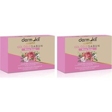 1001 Gül Özlü Katı Doğal Sabun 100 Gr. 2li Paket