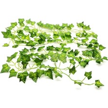 1001 Yapay Yaprak Sarmaşık Doğal Görünümlü Zincir Sarkan Hedera (2 Adet) Dal 2 x 240 cm (480 Cm),