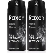 1001 Erkek Deodorant Spreyi - Black Serisi - 150ML - Etkili Ter Kokusu Önleyici - Alüminyumsuz ve Leke