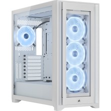 1001 5000X Rgb Ql Edition Midi Tower Bianco (Case Corsair Icue 5000X Rgb Ql Ed. Tmp)