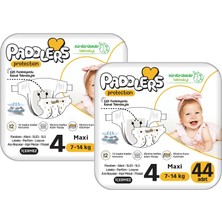Protection Bebek Bezi 4 Numara Maxi (7-14 Kg) 88 Adet – 2’li Jumbo Set, Maksimum Koruma