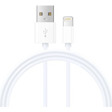 1001 USB Lightning Şarj Kablosu 3 Metre, USB Input Bağlantı, Yüksek Akım Şarj Destekli, Enerji Tasa
