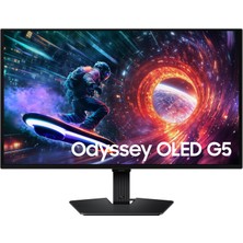 1001 Odyssey OLED G5 G50SF 27'' Qhd, Oled, 180 Hz, 0,03 Ms, Oyuncu Monitörü LS27FG500SUXUF