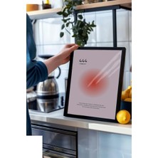 1001 Siyah Çerçeveli Duvar Tablosu 444 Stability – Soft Pembe Tonlar Salon Dekoru, 10 x 15