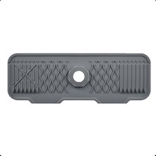 1001 Xspring Silikon Musluk Matı, 43X15 cm Mutfak Lavabo Koruyucu, Silikon Musluk Matı Bulaşık Sünge