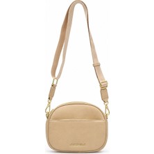 Just Polo Çapraz Askılı Kadın  Çantası Vizon 10076