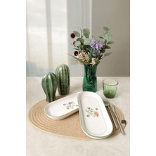 1001 Rose Line Noyan Kayık Tabak 26 cm 2 Adet 22913