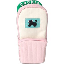 1001 Cookie Nakışlı Dikey Kalemkutusu Pembe