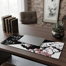 1001 Zen Xxl Mouse Pad 90X40 Cm, Büyük Masa Matı, 3 mm Dikişli Kenar, Kaymaz Kauçuk Taban, Gaming Mo