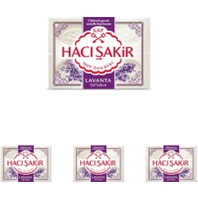 1001 Tukıma Hacı Şakir Lavanta Kalıp Sabun (4 Adet) (4 Paketi)