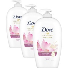 1001 Lotus Çiçeği ve Pirinç Sütü Sıvı Sabun 450 ml (3 Paketi)
