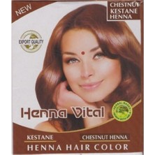 1001 Vital Hint Saç Kınası Kestane Renk 6 Lı Paket
