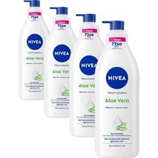 1001 Vücut Losyonu Aloe Vera 400 Ml, Normal ve Kuru Ciltler Için,72 Saat Nemlendirici,hyaluron,aloe Ver