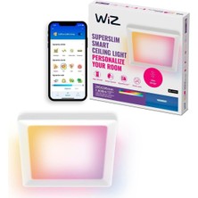 1001 Beyaz Akıllı Sıva Üstü Rgb Kare Panel Tavan Armatürü 12W