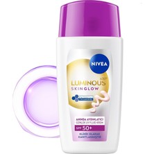 1001 SPF50 LUMINOUS630 Skin Glow Aydınlatıcı Yüz Güneş Kremi 40ML, Nemlendirici, Eşit Cilt Tonu, N