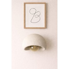 1001 Limon 3D Desing Aplik Rustik E27 Modern Avize Bohem Beton Görünüm (E27 Ampul Dahildir.) Btn-Aplk-